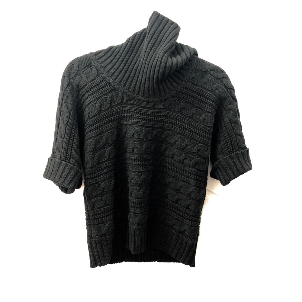 Michael Kors Black Cable Knit Sweater